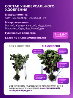 Удобрение аминосил 50 г универсальное