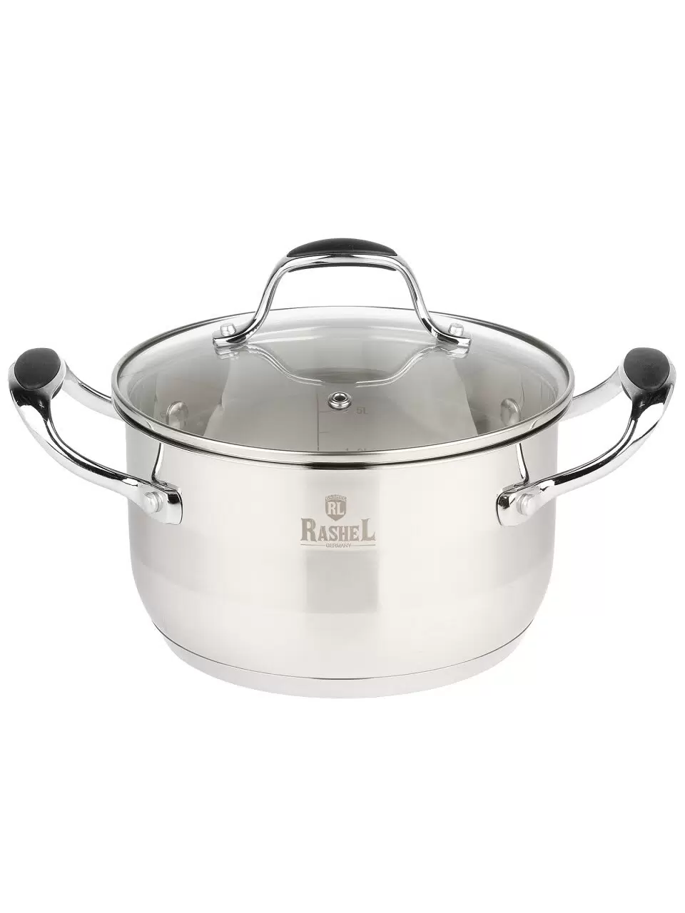 Кастрюля нерж 2,6 л RasheL R-26-18